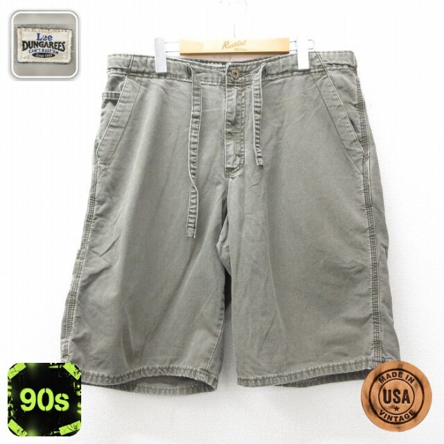 【20%OFF】リー 90s ショートパンツ ライトグリーン 実寸W29 | 古着