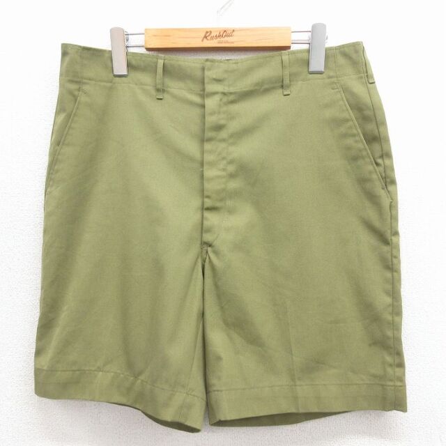 ボーイスカウト 70s ショートパンツ タロン グリーン 実寸W33 | 古着