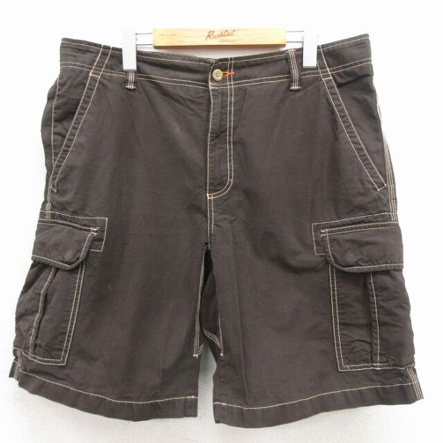 エルエルビーン ショートカーゴパンツ ブラウン 実寸W35 | 古着