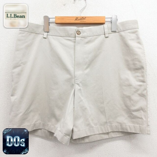 【20%OFF】エルエルビーン 00s ショートパンツ ベージュ 実寸W37 | 古着