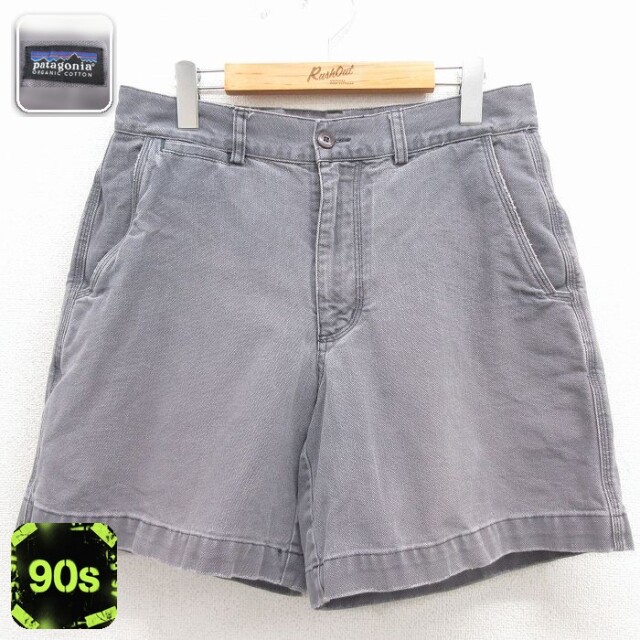 【20%OFF】パタゴニア 90s ショートパンツ ダック地 グレー 実寸W32 | 古着