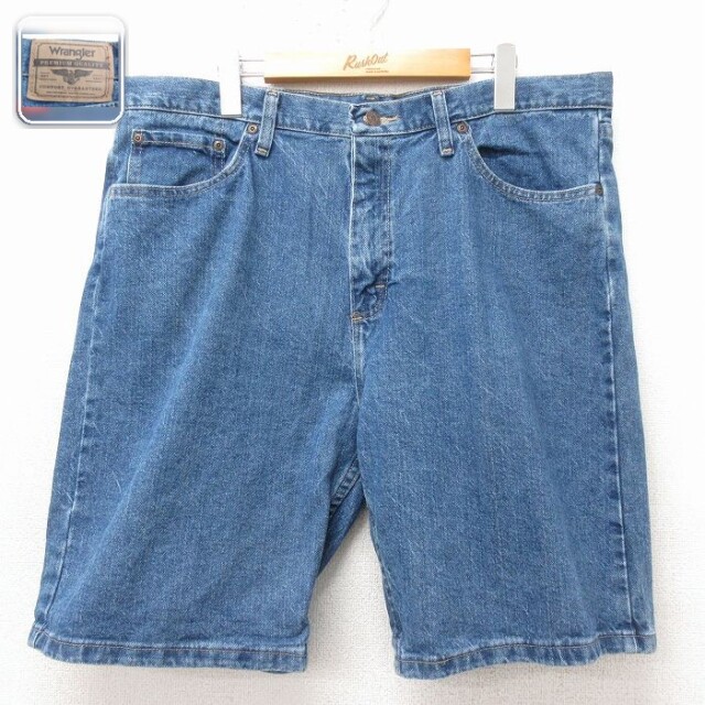 【20%OFF】ラングラー ショートパンツ ネイビー 実寸W37 | 古着