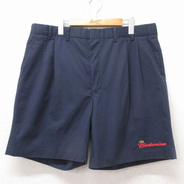 バドワイザー 90s ショートパンツ ネイビー W38 | 古着