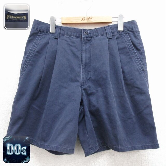 【20%OFF】ビューグルボーイ 00s ショートパンツ ネイビー 実寸W33 | 古着