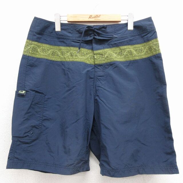 オールドネイビー 00s ショートナイロンパンツ ネイビー W34 | 古着