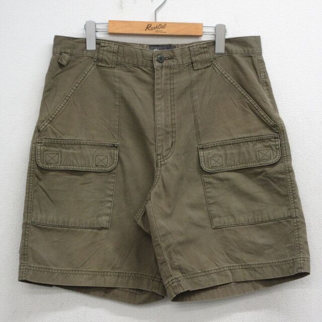 エディーバウアー ショートパンツ グリーン W35 | 古着