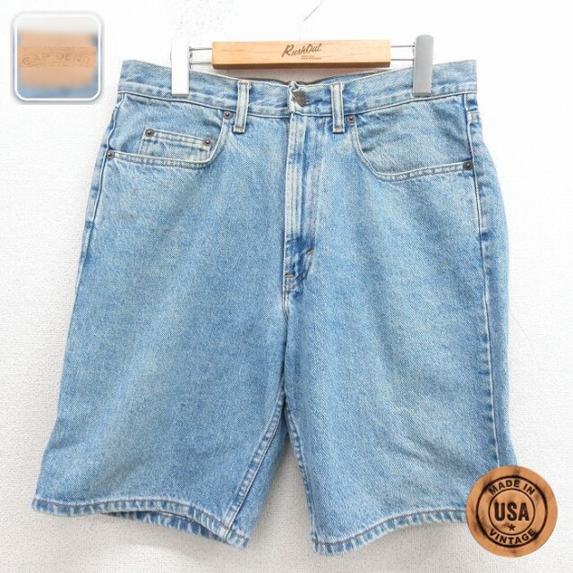 【20%OFF】ギャップ ショートパンツ ネイビー 実寸W31 | 古着