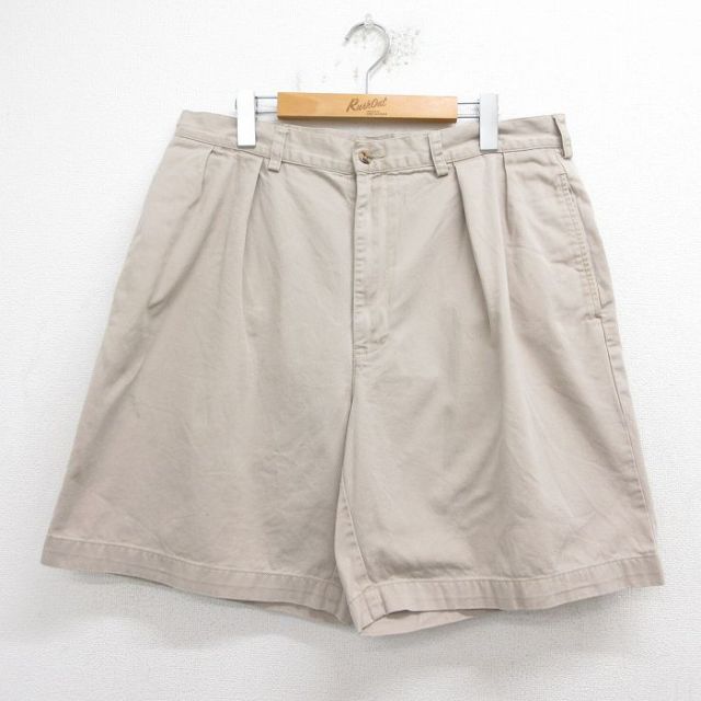 ラルフローレン 90s ショートチノパンツ TYLER ベージュ 実寸W35 | 古着