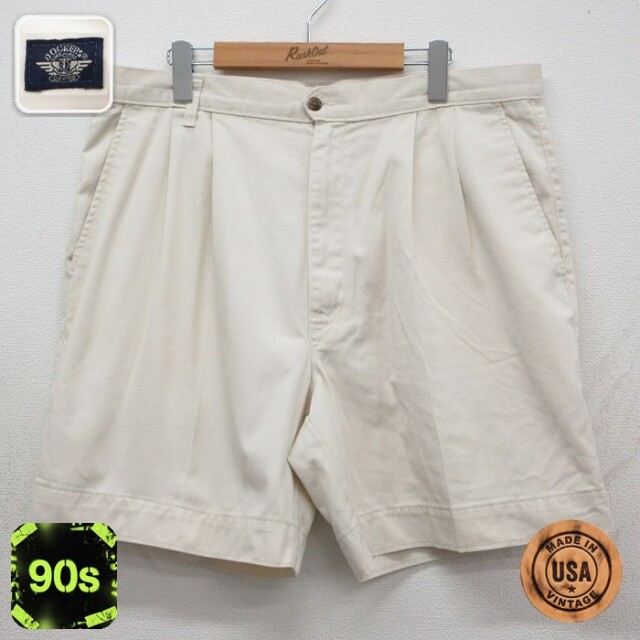 【20%OFF】ドッカーズ 90s ショートパンツ ベージュ 実寸W36 | 古着