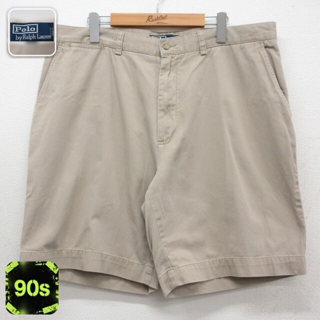 ラルフローレン 90s ショートチノパンツ PROSPECT ベージュ 実寸W37 | 古着