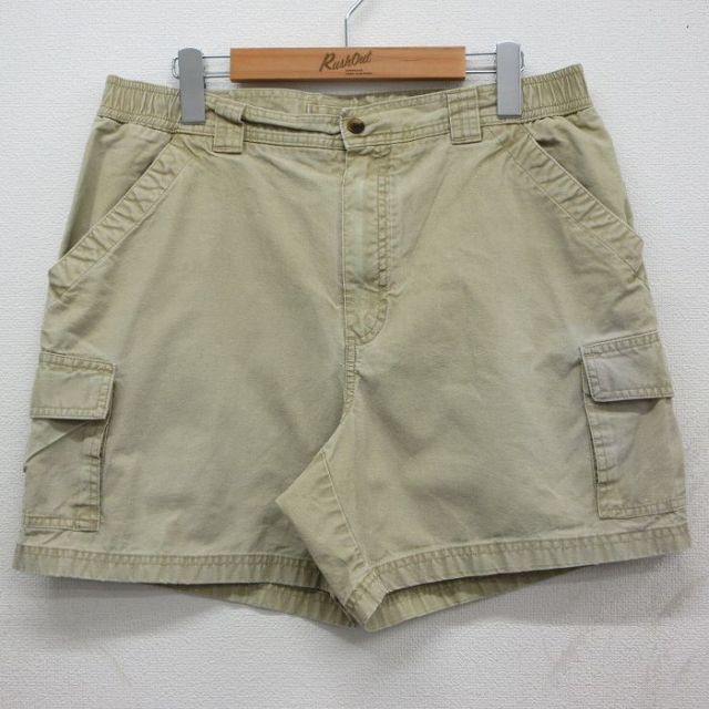 エルエルビーン 00s ショートカーゴパンツ ベージュ 実寸W31 | 古着