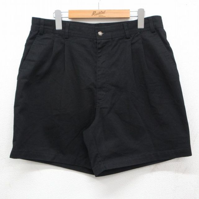 W34古着 ビューグルボーイ ショート パンツ ショーツ メンズ 00年代 00s 黒 26may09