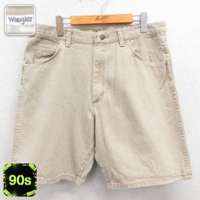 【20%OFF】ラングラー 90s ショートパンツ ベージュ 実寸W34 | 古着