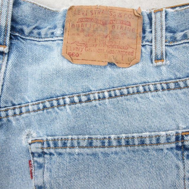 古着通販 W34☆古着 リーバイス Levis 560 ハーフ パンツ ショーツ