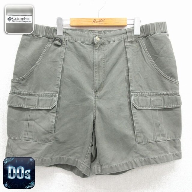 【20%OFF】コロンビア 00s ショートパンツ グリーン 実寸W40 | 古着