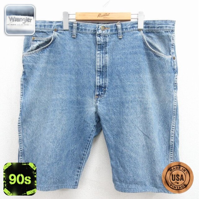 【20%OFF】ラングラー 90s ショートパンツ ネイビー 実寸W43 | 古着