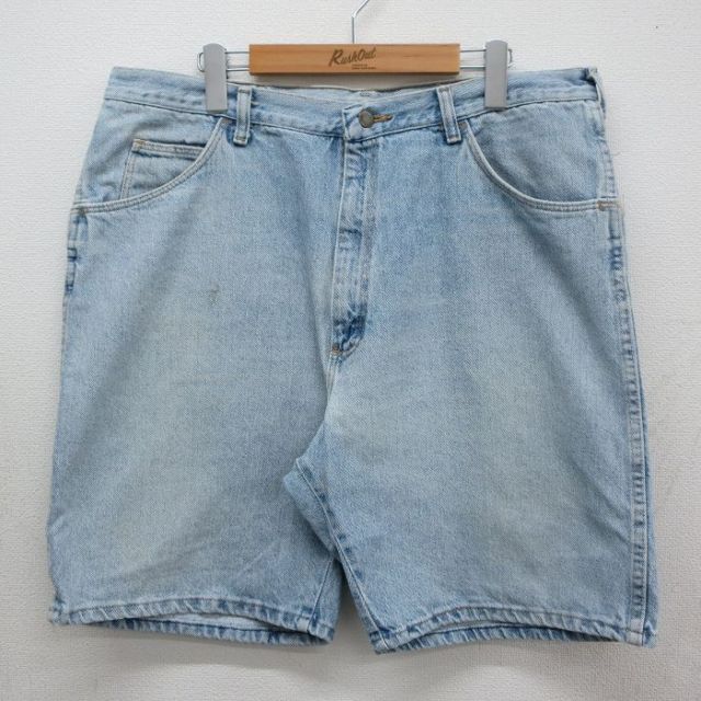 ラングラー 90s ショートパンツ ネイビーデニム 実寸W37 | 古着