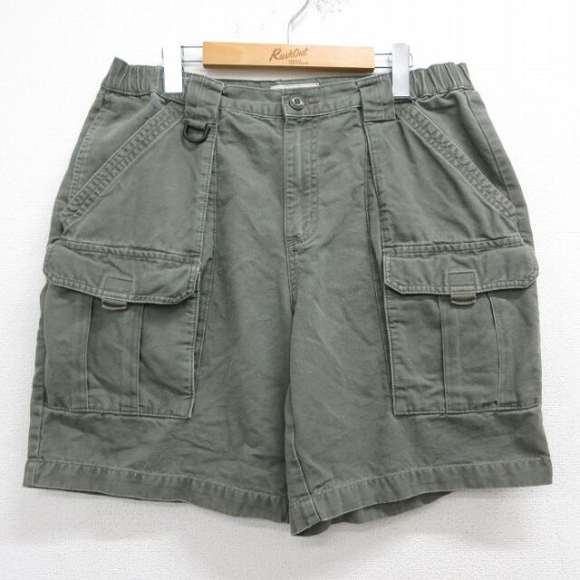 コロンビア 00s ショートパンツ カーキ 実寸W34 | 古着