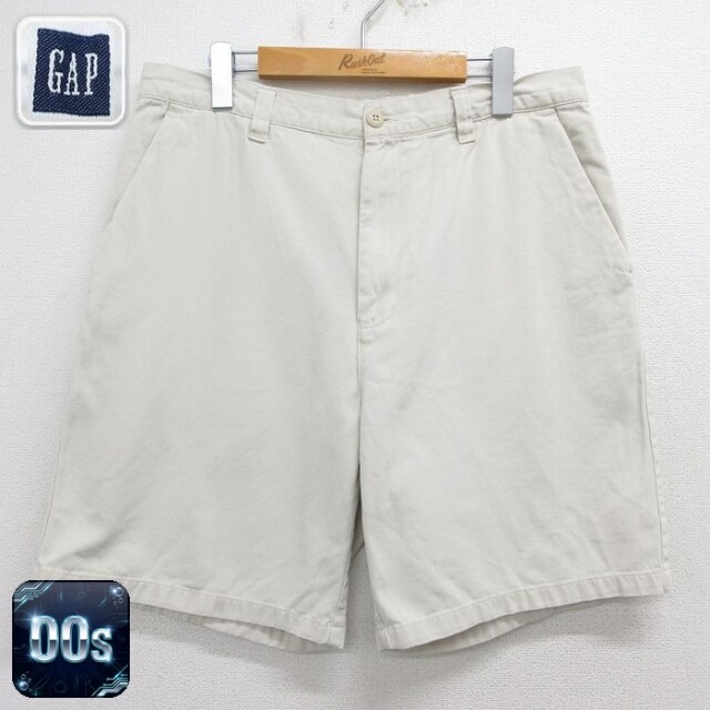 【20%OFF】ギャップ 00s ショートパンツ ベージュ 実寸W35 | 古着