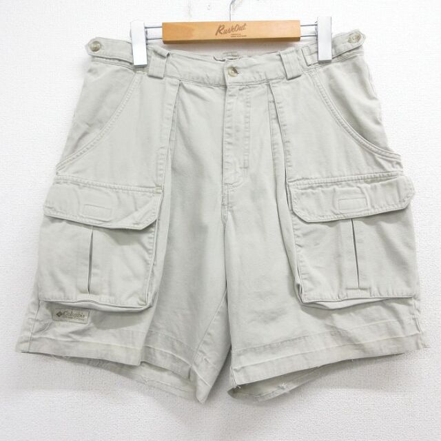 コロンビア 00s ショートパンツ ベージュ 実寸W32 | 古着