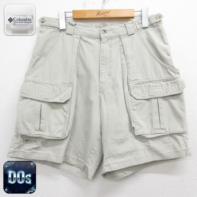 【20%OFF】コロンビア 00s ショートパンツ ベージュ 実寸W32 | 古着