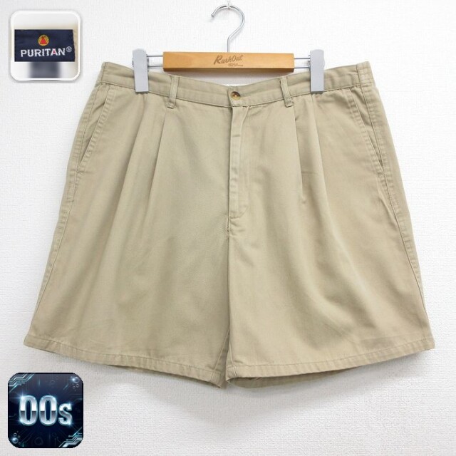【20%OFF】ピューリタン 00s ショートパンツ ベージュ 実寸W34 | 古着