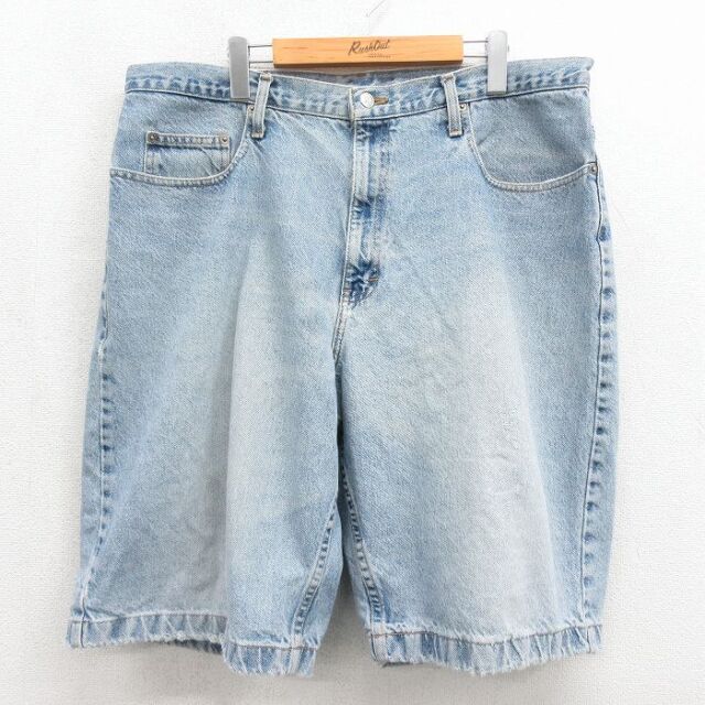 ペリーエリス 00s ハーフパンツ ネイビーデニム 実寸W38 | 古着