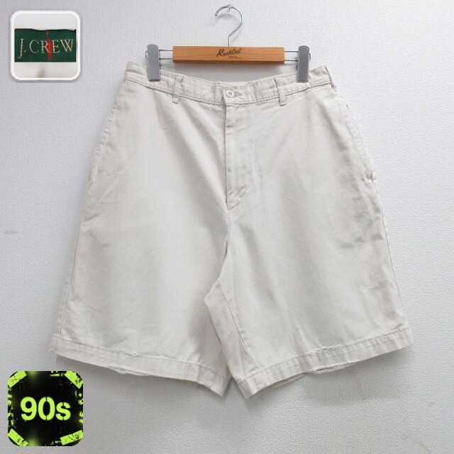 ジェイクルー 90s ショートパンツ ベージュ 実寸W30 | 古着