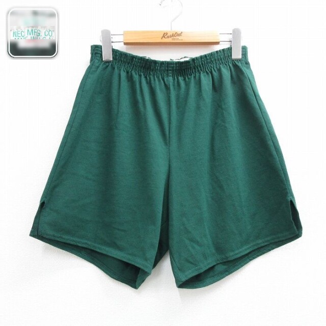 【20%OFF】90s ショートパンツ グリーン 実寸W33 | 古着