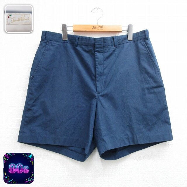 【20%OFF】アーノルドパーマー 80s ショーツ タロン ネイビー 実寸W36 | 古着