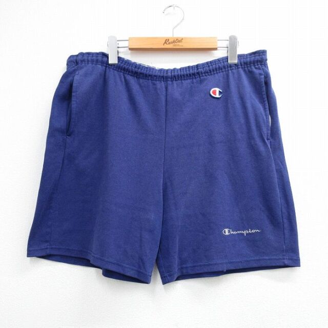 チャンピオン 80s ショートパンツ パープル 実寸W39 | 古着