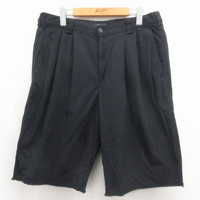 ドッカーズ ハーフパンツ ブラック 実寸W35 | 古着