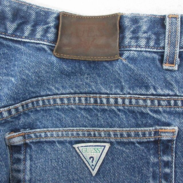 古着通販 W35☆古着 ゲス GUESS ブランド ハーフ パンツ ショーツ