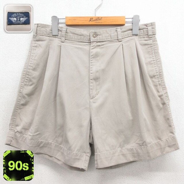 【20%OFF】ドッカーズ 90s ショートパンツ ベージュ 実寸W32 | 古着