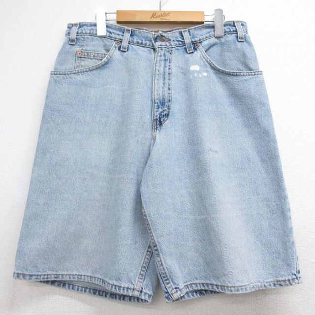 リーバイス565 90s ショートパンツ ブルー 実寸W32 | 古着