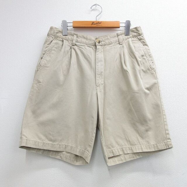 エディーバウアー 00s ショートパンツ ベージュ 実寸W33 | 古着