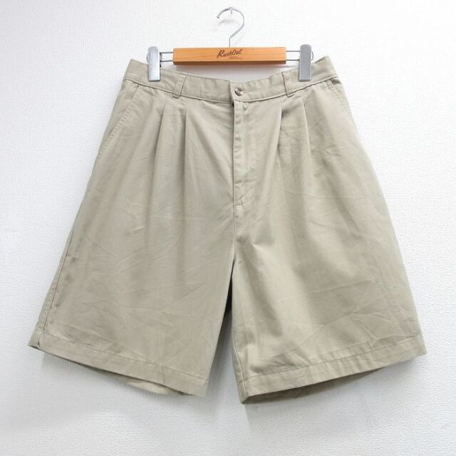 ピューリタン 00s ショートパンツ ベージュ 実寸W32 | 古着