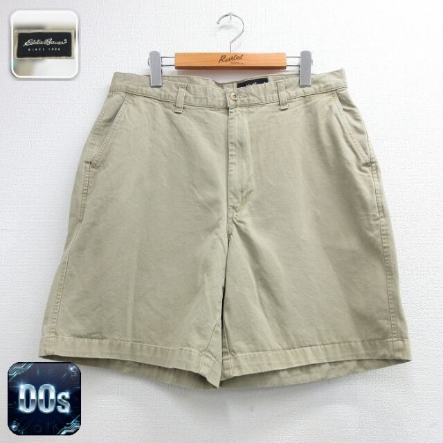 【20%OFF】エディーバウアー 00s ショートパンツ ベージュ 実寸W34 | 古着