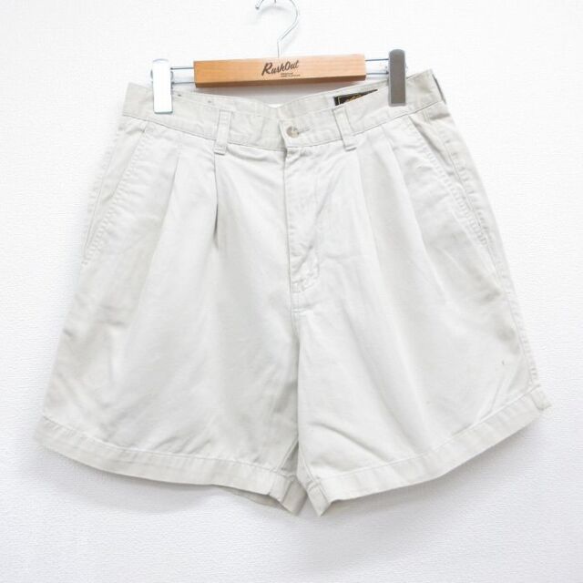 エディーバウアー 90s ショートパンツ ベージュ 実寸W29 | 古着