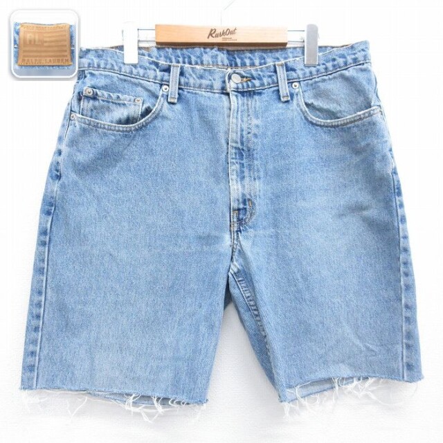 【20%OFF】ラルフローレン ショートパンツ ネイビー 実寸W36 | 古着