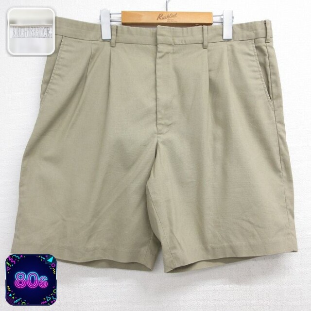 【20%OFF】80s ショートパンツ タロン ベージュ 実寸W38 | 古着