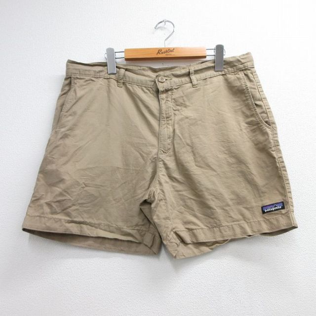 パタゴニア ショートパンツ ベージュ 実寸W36 | 古着