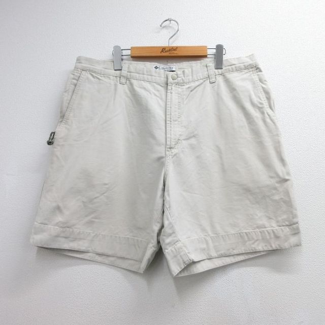 コロンビア 00s ショートパンツ ベージュ 実寸W38 | 古着