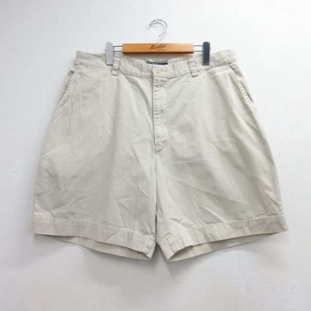 ラルフローレン 90s ショートチノパンツ PHILIP ベージュ 実寸W37 | 古着
