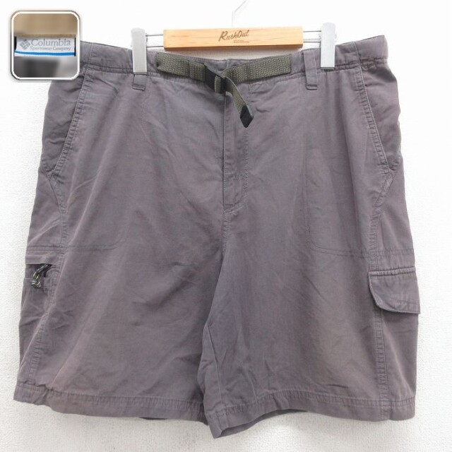 【20%OFF】コロンビア ショートカーゴパンツ グレー メンズ実寸W35 | 古着