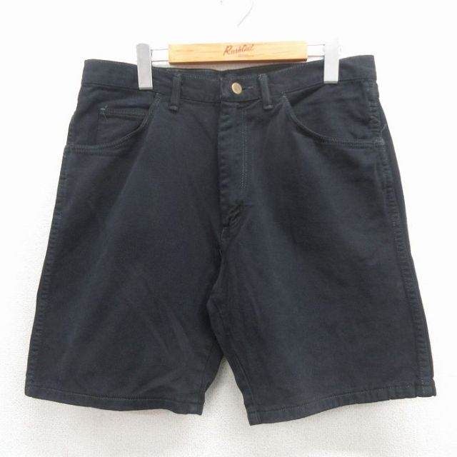 ラングラー 00s ショートパンツ ブラック 実寸W33 | 古着
