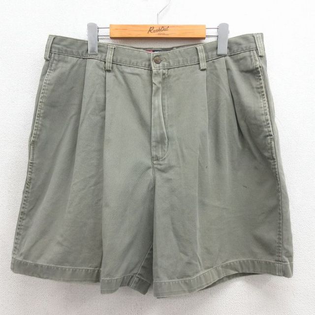 ラルフローレン 90s ショートチノパンツ カーキ 実寸W35 | 古着