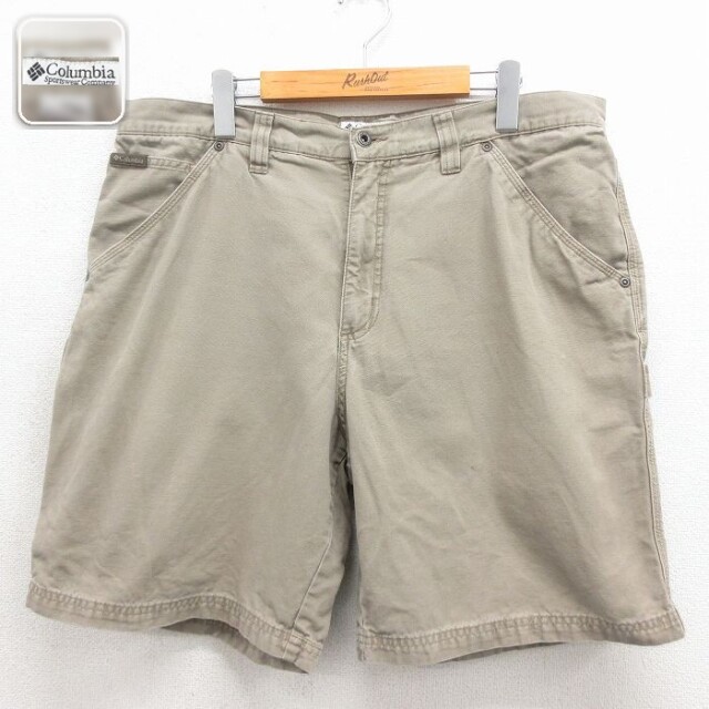 【20%OFF】コロンビア ショートペインターパンツ ベージュ 実寸W35 | 古着