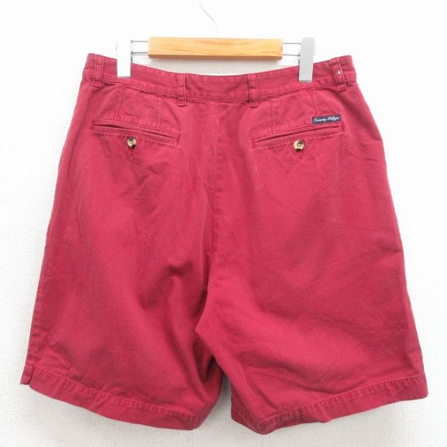 古着通販 W31☆古着 トミーヒルフィガー ブランド ショート パンツ
