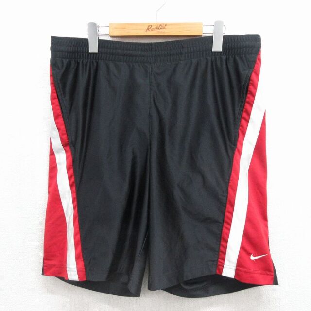 ナイキ 00s ショートパンツ ワンポイントロゴ ブラック 実寸W34 | 古着